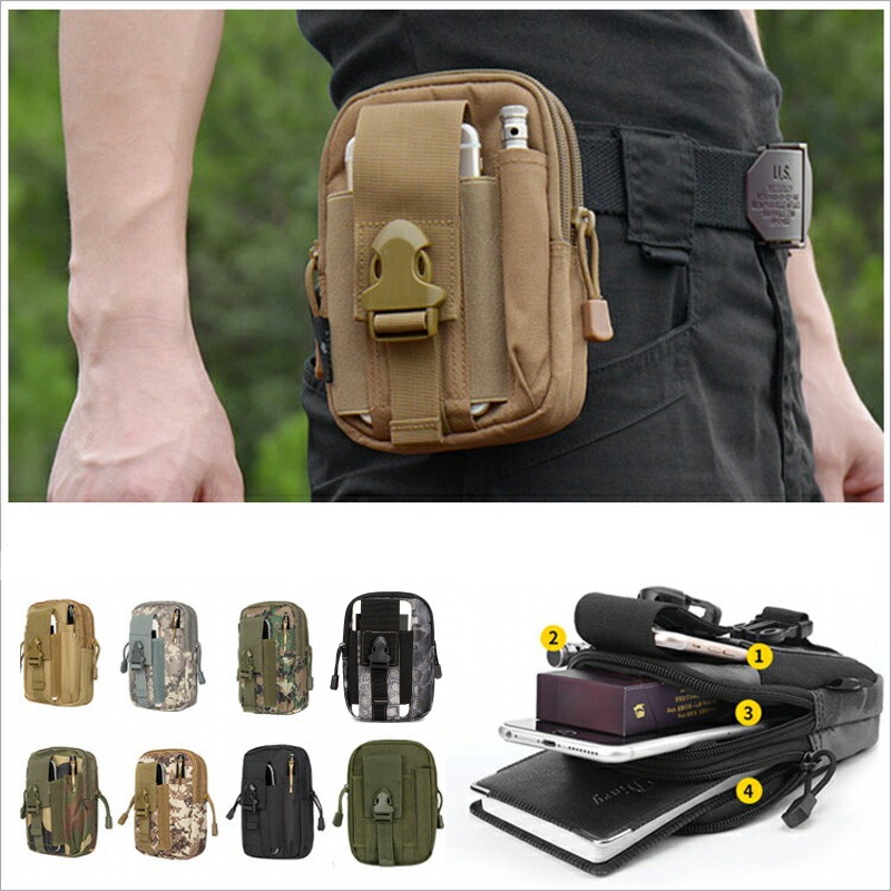 Edc Carry Kit - Mała saszetka Molle saszetka biodrowa uchwyt