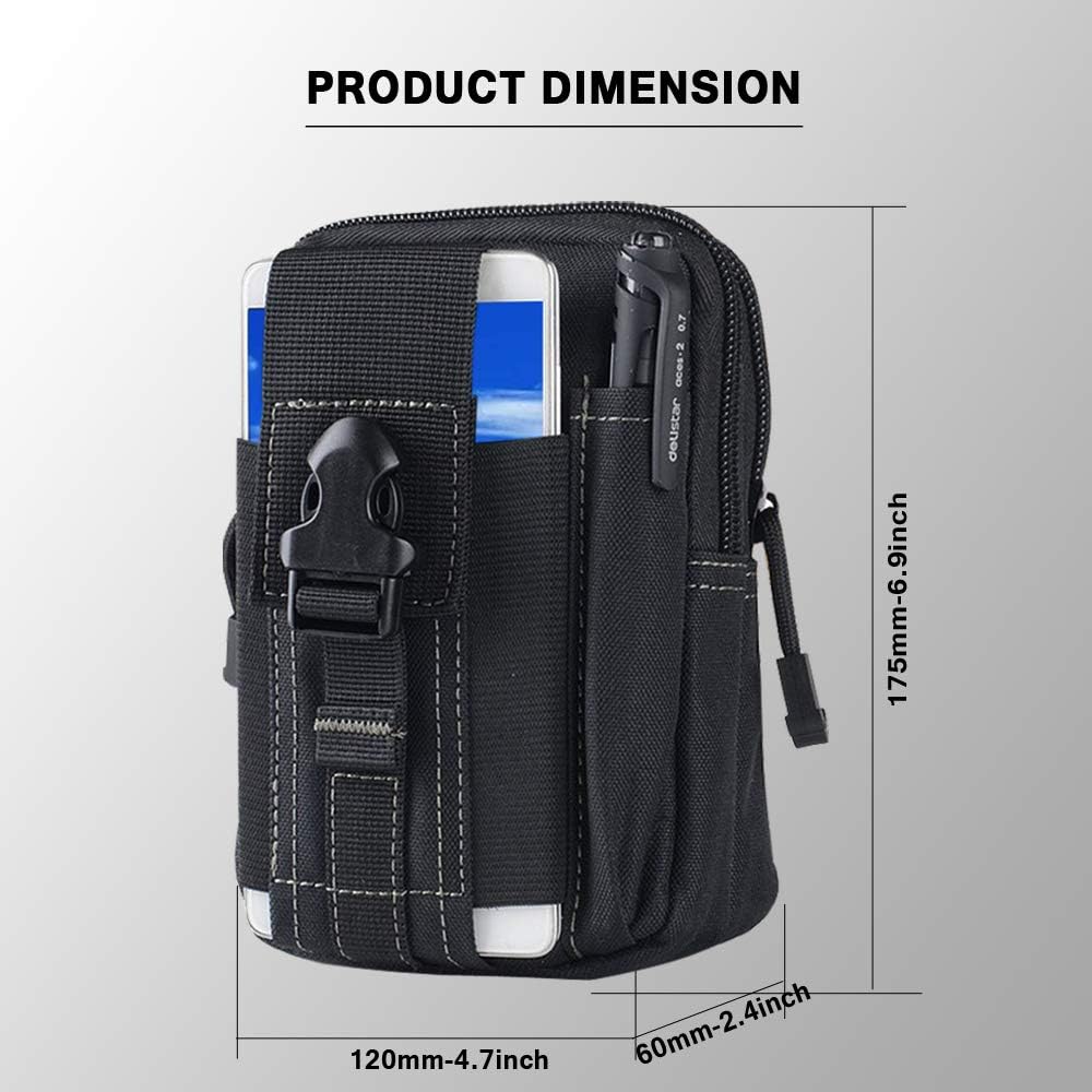 Taktyczna torba na pas Molle,  – Edc Carry Fanny Pack recenzja i cena