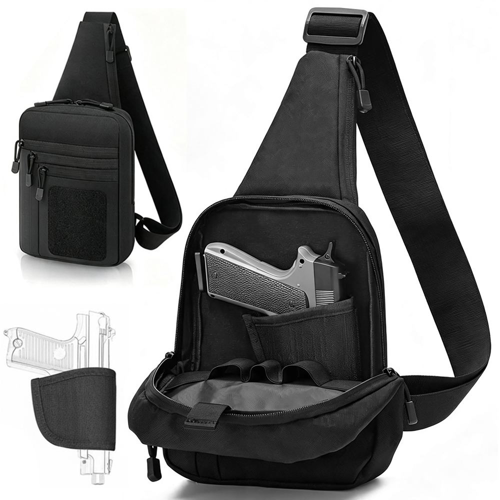 Ukryta torba na broń do noszen – Edc Concealed Carry Sling Bag recenzja i cena