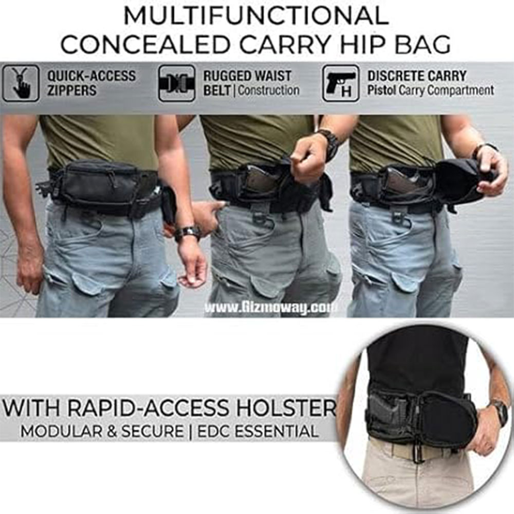 Taktyczna torba na pistolet, t – Edc Carry Fanny Pack recenzja i cena